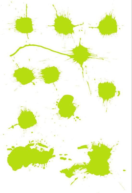free vector Color Splashes